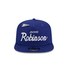 Load image into Gallery viewer, 9Fifty A-Frame Snapback Brooklyn Dodgers Jackie Robinson Royal - Green UV
