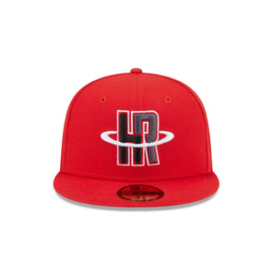59Fifty New Era Houston Rockets Deceptor Red Fitted Hat - Gray UV