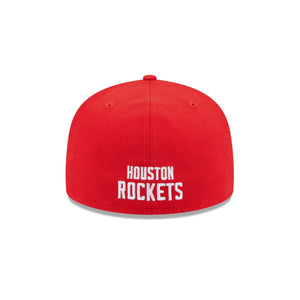 59Fifty New Era Houston Rockets Deceptor Red Fitted Hat - Gray UV