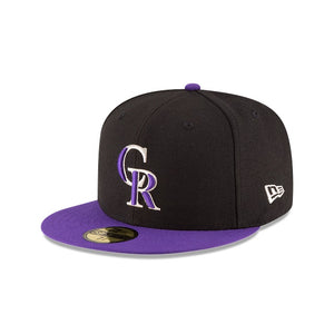 Colorado Rockies 2017 Alternate Authentic Collection 59Fifty Fitted On-Field - Black UV