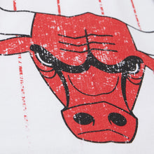 Load image into Gallery viewer, Men&#39;s Mitchell &amp; Ness Dennis Rodman White Chicago Bulls Playmaker Vintage T-Shirt
