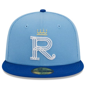59Fifty Kansas City Royals Retro City Light Blue/Royal - Gray UV
