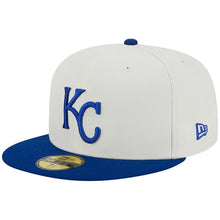 Load image into Gallery viewer, 59Fifty Kansas City Royals 2015 World Series 2-tone White/Royal - Gray  UV
