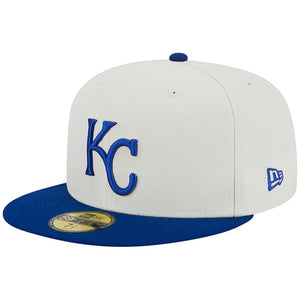 59Fifty Kansas City Royals 2015 World Series 2-tone White/Royal - Gray  UV