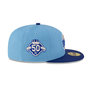 59Fifty Kansas City Royals 50th Anniversary - Gray UV