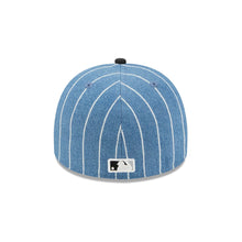 Load image into Gallery viewer, 59Fifty A-Frame Chicago White Sox Blue Parallel Pre Curved Fitted Hat - Gray UV
