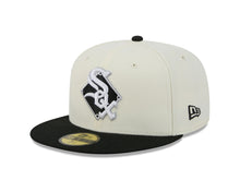 Load image into Gallery viewer, 59Fifty New Era Chicago White Sox Deceptor Logo 2-Tone Chrome/Black - Gray UV
