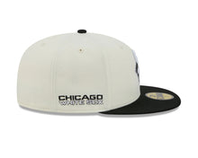 Load image into Gallery viewer, 59Fifty New Era Chicago White Sox Deceptor Logo 2-Tone Chrome/Black - Gray UV
