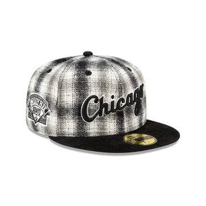 59Fifty Chicago White Comiskey Park Plaid - Gray UV