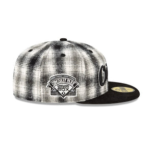 59Fifty Chicago White Comiskey Park Plaid - Gray UV