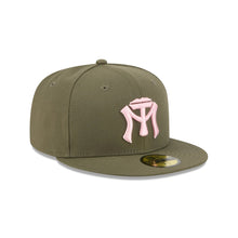 Load image into Gallery viewer, 59Fifty LMB x NEWERAMX Sultanes De Monterrey Olive - Gray UV
