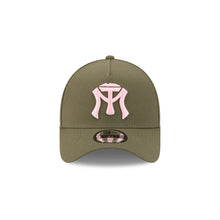 Load image into Gallery viewer, 9Forty A-Frame Snapback LMB Sultanes de Monterrey Olive - Grey UV

