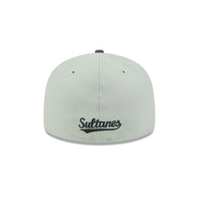 Load image into Gallery viewer, 59Fifty LMB x NEWERAMX Sultanes De Monterrey White/Mint/Charcoal - Gray UV
