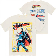Load image into Gallery viewer, Men&#39;s New Era X DC Superman Logo Collection T-Shirt - Cream
