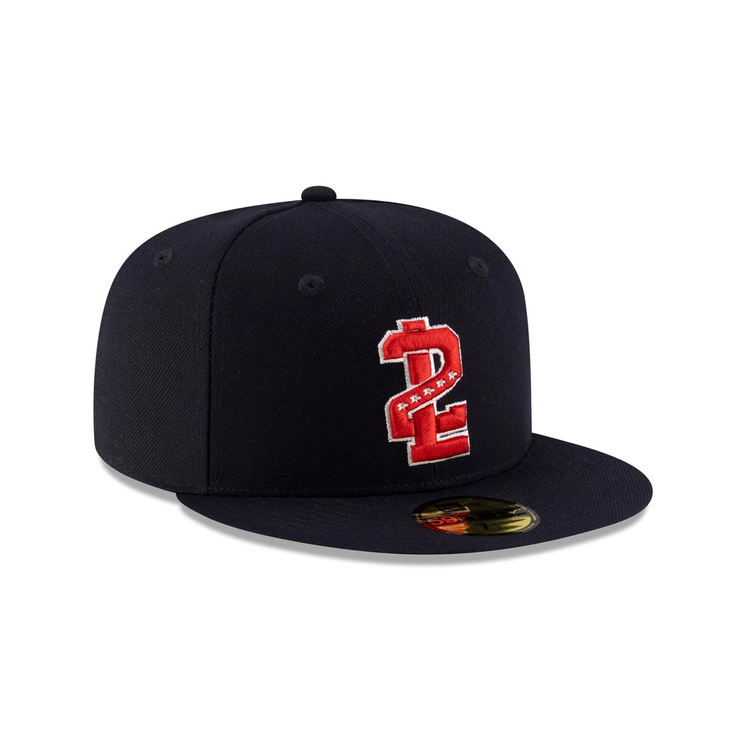 59Fifty LMB Tecos De Los Dos Laredos Game Cap ALT Navy - Black UV