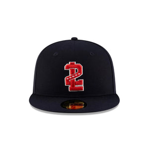 59Fifty LMB Tecos De Los Dos Laredos Game Cap ALT Navy - Black UV