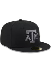 Load image into Gallery viewer, 59Fifty New Era Texas A&amp;M Aggies Side Script Black - Grey UV
