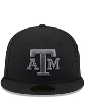 Load image into Gallery viewer, 59Fifty New Era Texas A&amp;M Aggies Side Script Black - Grey UV
