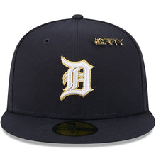 Load image into Gallery viewer, 59Fifty Detroit Tigers Navy 2025 59FIFTY Day Fitted Hat - Gold UV
