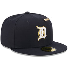 Load image into Gallery viewer, 59Fifty Detroit Tigers Navy 2025 59FIFTY Day Fitted Hat - Gold UV

