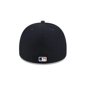 59Fifty A-Frame Detroit Tigers Navy Barbed Wire Pre Curved Fitted Hat - Gray UV