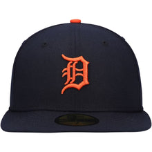 Load image into Gallery viewer, Detroit Tigers Road Authentic Collection 59Fifty Fitted On-Field Navy - Black UV
