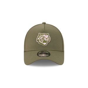9Forty A-Frame Snapback LMB Tigres de Quintana Roo Olive - Grey UV