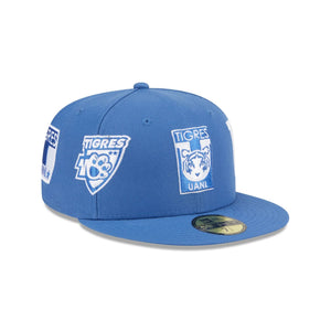 59Fifty New Era Liga MX Tigres de Monterrey Indigo - Gray UV