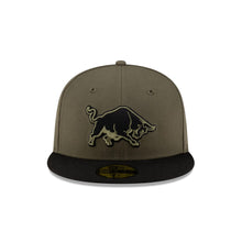 Load image into Gallery viewer, 59Fifty LMB Toros de Tijuana Game Cap Home ALT 2T Olive/Black - Black UV
