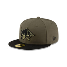 Load image into Gallery viewer, 59Fifty LMB Toros de Tijuana Game Cap Home ALT 2T Olive/Black - Black UV
