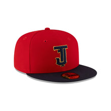 Load image into Gallery viewer, 59Fifty LMB Toros de Tijuana Game Cap Home ALT 2T Scarlet/Navy - Black UV
