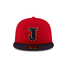Load image into Gallery viewer, 59Fifty LMB Toros de Tijuana Game Cap Home ALT 2T Scarlet/Navy - Black UV
