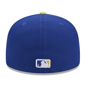 59Fifty Minnesota Twins Blue/Yellow City Connect Fitted Hat  - Navy UV
