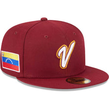 Load image into Gallery viewer, 59Fifty Venezuela 2023 World Baseball Classic Maroon - Gray  UV
