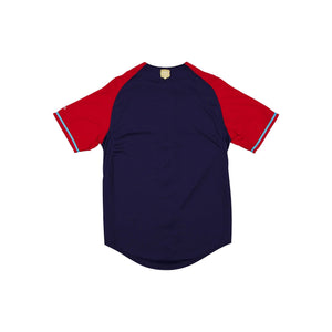 2025 New Era Liga Mexicana LMB 100th Anniversary El Aguila de Veracruz Authentic Away Jersey - Navy/Red