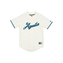 Load image into Gallery viewer, 2025 New Era Liga Mexicana LMB 100th Anniversary El Aguila de Veracruz Authentic Home Jersey - White
