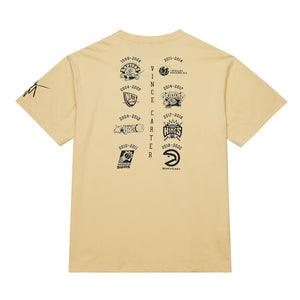 Mitchell & Ness NBA 2024 HOF Premium SS Tee Vince Carter - Cream