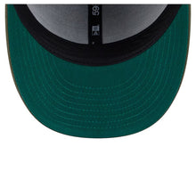 Load image into Gallery viewer, 59Fifty Washington Nationals New Era Olive Tonal Floral Pre Curved Fitted Hat - Green UV
