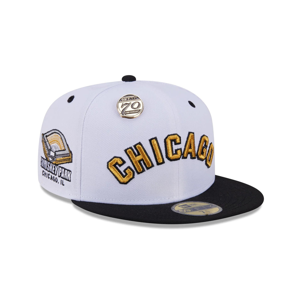 59Fifty Day Chicago White Sox 70th Anniversary 2-Tone White/Black - Gray UV