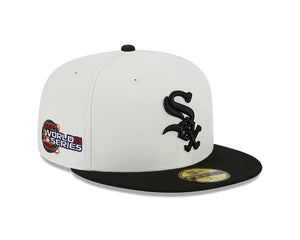 59Fifty Chicago White Sox Retro 2005 World Series Game 2-tone White/Black - Gray  UV