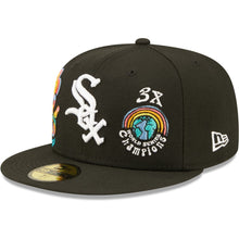 Load image into Gallery viewer, 59Fifty Chicago White Sox Groovy Black - Icy UV
