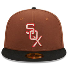 Load image into Gallery viewer, 59Fifty Chicago White Sox Harvest 1950 All Star Game 2T Brown/Black - Gray UV
