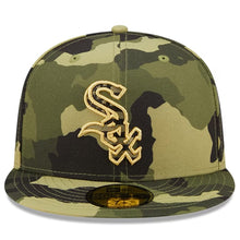 Load image into Gallery viewer, 59Fifty Chicago White Sox Armed Forces Day Camo - Black UV
