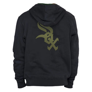 Men's New Era X Alpha Industries Chicago White Sox Primary Logo Black/Camo Hoodie