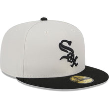 Load image into Gallery viewer, 59Fifty Chicago White Sox World Class Stone/Black - Grey UV
