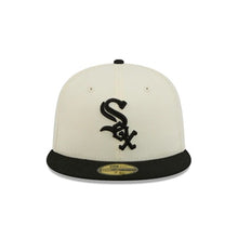 Load image into Gallery viewer, 59Fifty New Era Chicago White Sox Basic Chrome/Black - Grey UV
