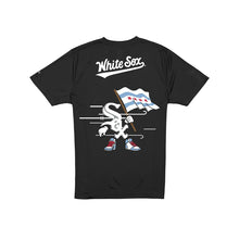 Load image into Gallery viewer, Men's New Era Chicago White Sox Cartoon Graphic T-Shirt - Black
