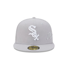 Load image into Gallery viewer, 59Fifty New Era Chicago White Sox Side Script Grey - Grey UV

