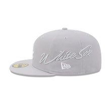 Load image into Gallery viewer, 59Fifty New Era Chicago White Sox Side Script Grey - Grey UV
