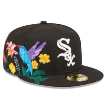 Load image into Gallery viewer, 59Fifty Chicago White Sox Blooming Black - Gray UV
